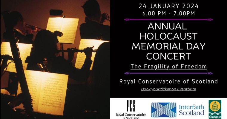 Holocaust Memorial Day 2024 – Events in Scotland