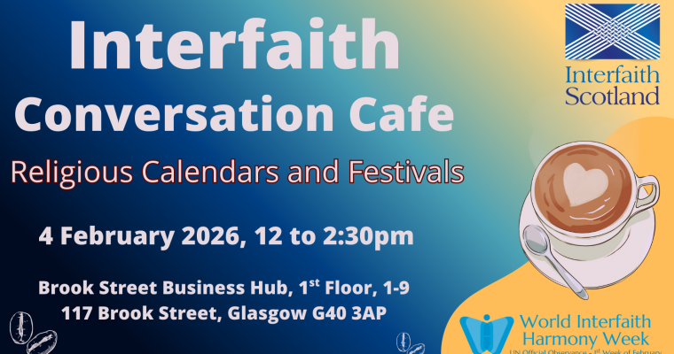 Interfaith Conversation Café – Religious Calendars and Festivals